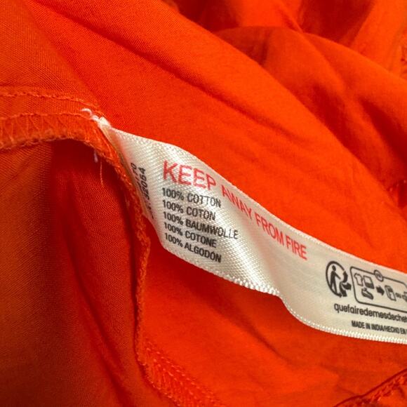 New Free People Printemps Moment Tangerine Tango Top Women’s Size XS - Picture 6 of 6